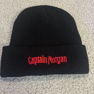 captain Morgan beanie knit cap whiskey rum country hat Ribbed